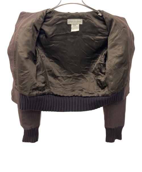 DRIES VAN NOTEN（ドリスヴァンノッテン）DRIES VAN NOTEN (ドリスヴァンノッテン) ジャケット ブラウン サイズ:38の古着・服飾アイテム