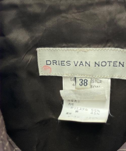 DRIES VAN NOTEN（ドリスヴァンノッテン）DRIES VAN NOTEN (ドリスヴァンノッテン) ジャケット ブラウン サイズ:38の古着・服飾アイテム