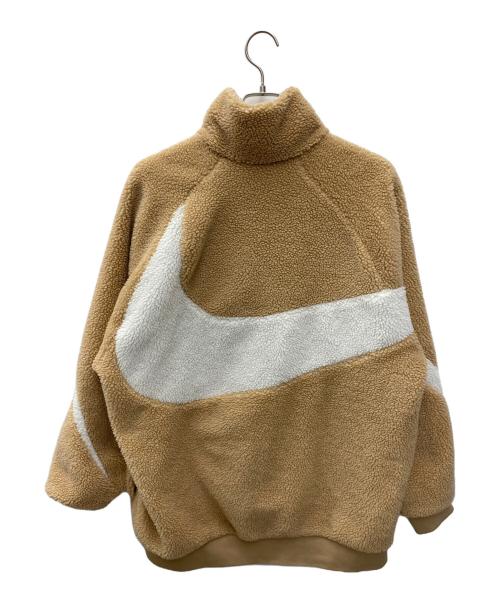 NIKE（ナイキ）NIKE (ナイキ) ボアジャケット ベージュ×ホワイト サイズ:XXLの古着・服飾アイテム