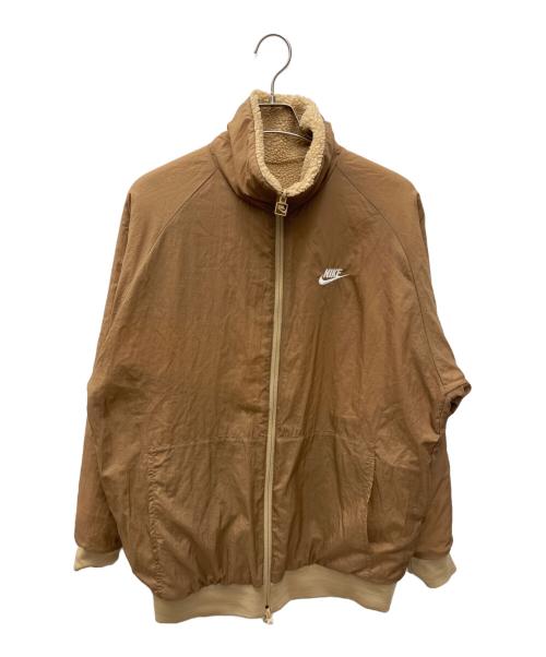 NIKE（ナイキ）NIKE (ナイキ) ボアジャケット ベージュ×ホワイト サイズ:XXLの古着・服飾アイテム