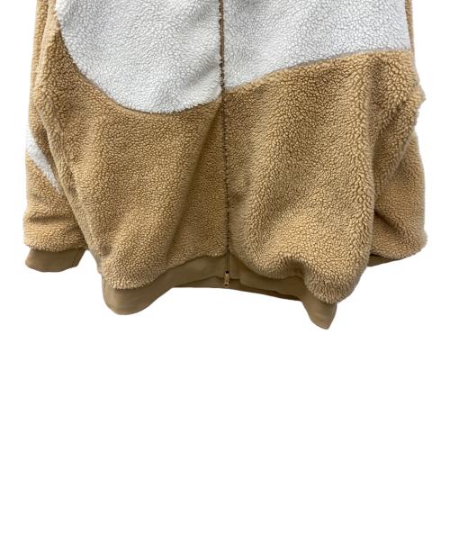 NIKE（ナイキ）NIKE (ナイキ) ボアジャケット ベージュ×ホワイト サイズ:XXLの古着・服飾アイテム