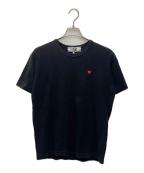 PLAY COMME des GARCONSプレイコムデギャルソン）の古着「半袖カットソー」｜ブラック