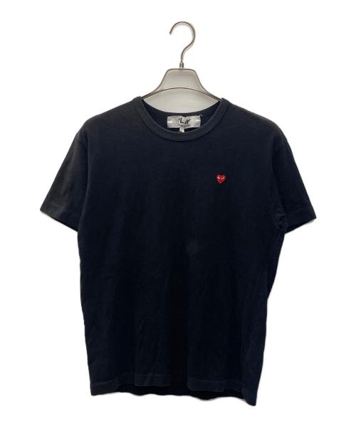 PLAY COMME des GARCONS（プレイコムデギャルソン）PLAY COMME des GARCONS (プレイコムデギャルソン) 半袖カットソー ブラック サイズ:Lの古着・服飾アイテム
