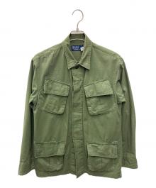 POLO BY RALPH LAUREN（ポロ バイ ラルフローレン）の古着「ミリタリーシャツ」｜カーキ