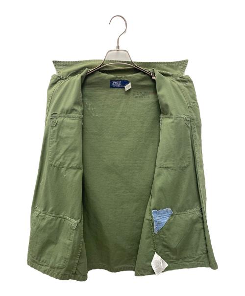 POLO BY RALPH LAUREN（ポロ バイ ラルフローレン）Polo by Ralph Lauren (ポロ バイ ラルフローレン) ミリタリーシャツ カーキ サイズ:XSの古着・服飾アイテム