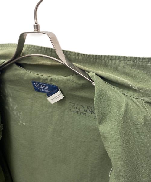 POLO BY RALPH LAUREN（ポロ バイ ラルフローレン）Polo by Ralph Lauren (ポロ バイ ラルフローレン) ミリタリーシャツ カーキ サイズ:XSの古着・服飾アイテム