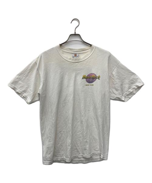 Hard Rock cafe（ハードロックカフェ）Hard Rock cafe (ハードロックカフェ) 半袖カットソー ホワイト サイズ:Lの古着・服飾アイテム