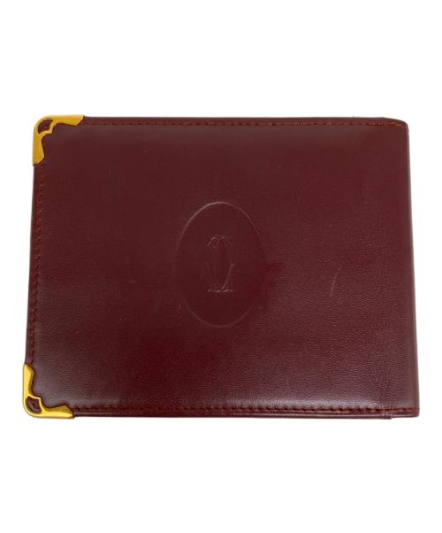 Cartier（カルティエ）Cartier (カルティエ) カードケース ボルドーの古着・服飾アイテム