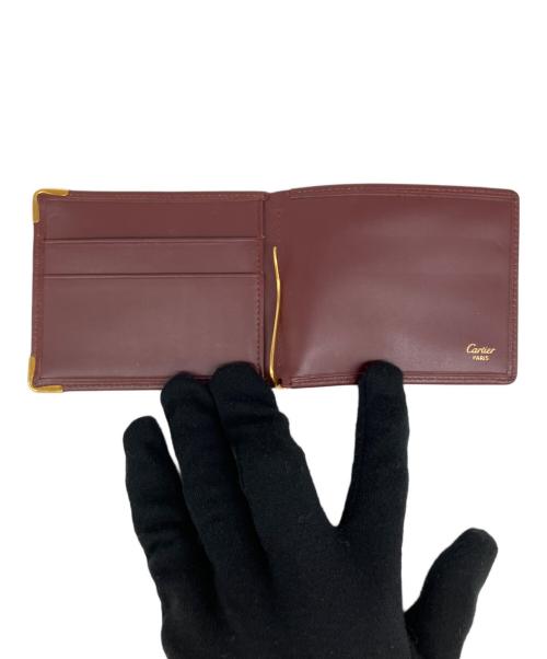 Cartier（カルティエ）Cartier (カルティエ) カードケース ボルドーの古着・服飾アイテム