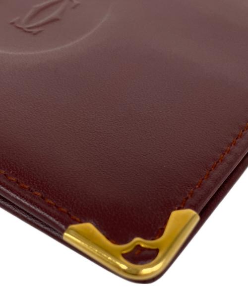 Cartier（カルティエ）Cartier (カルティエ) カードケース ボルドーの古着・服飾アイテム