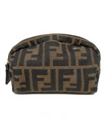 FENDI（フェンディ）の古着「ポーチ」｜ブラウン×ブラック