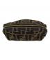中古・古着 FENDI (フェンディ) ポーチ ブラウン×ブラック：5000円