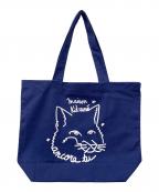 maison kitsuneメゾンキツネ）の古着「トートバッグ」｜ネイビー