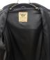 中古・古着 666 LEATHER WEAR (666レザーウェア) ライダースジャケット ブラック サイズ:36：46000円
