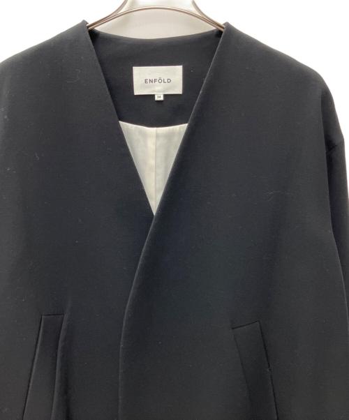 ENFOLD（エンフォルド）ENFOLD (エンフォルド) コート ブラック サイズ:36の古着・服飾アイテム