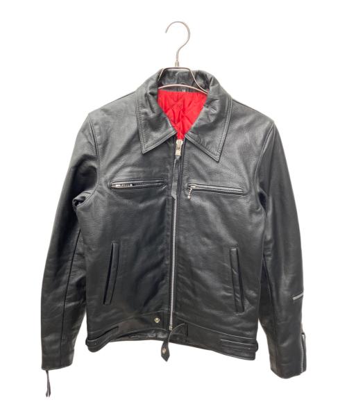FREEDOM（フリーダム）freedom (フリーダム) ライダースジャケット ブラック サイズ:SIZE 38の古着・服飾アイテム
