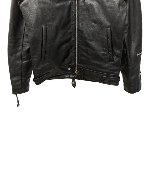 FREEDOM（フリーダム）freedom (フリーダム) ライダースジャケット ブラック サイズ:SIZE 38の古着・服飾アイテム