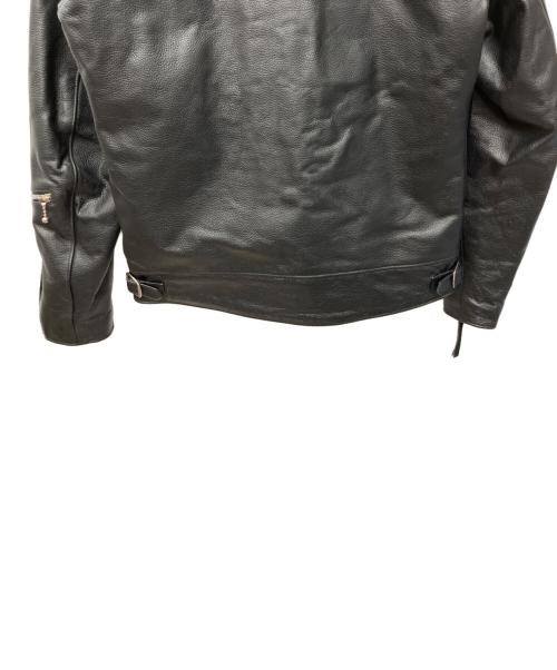 FREEDOM（フリーダム）freedom (フリーダム) ライダースジャケット ブラック サイズ:SIZE 38の古着・服飾アイテム