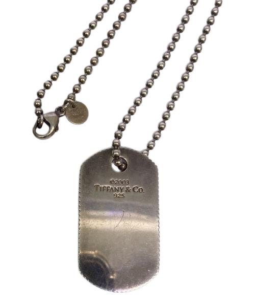 TIFFANY & Co.（ティファニー）TIFFANY & Co. (ティファニー) ドックタグ ボールチェーンロングネックレス シルバーの古着・服飾アイテム