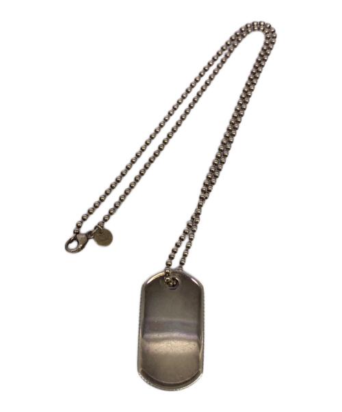 TIFFANY & Co.（ティファニー）TIFFANY & Co. (ティファニー) ドックタグ ボールチェーンロングネックレス シルバーの古着・服飾アイテム