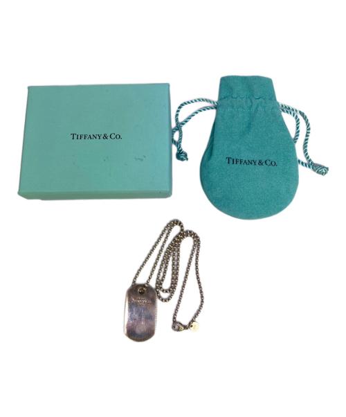 TIFFANY & Co.（ティファニー）TIFFANY & Co. (ティファニー) ドックタグ ボールチェーンロングネックレス シルバーの古着・服飾アイテム