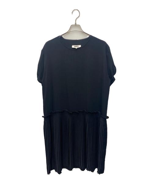 MM6 Maison Margiela（エムエムシックスメゾンマルジェラ）MM6 Maison Margiela (エムエムシックスメゾンマルジェラ) 半袖ワンピース ブラック サイズ:SIZE 38の古着・服飾アイテム
