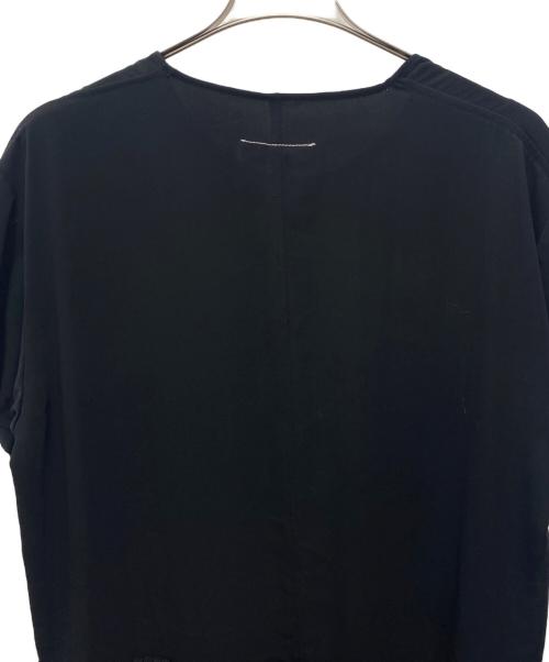 MM6 Maison Margiela（エムエムシックスメゾンマルジェラ）MM6 Maison Margiela (エムエムシックスメゾンマルジェラ) 半袖ワンピース ブラック サイズ:SIZE 38の古着・服飾アイテム