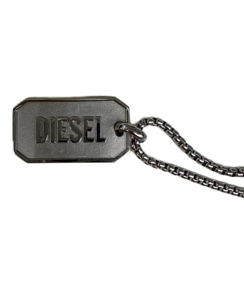 DIESEL（ディーゼル）DIESEL (ディーゼル) ドッグタグネックレス シルバーの古着・服飾アイテム
