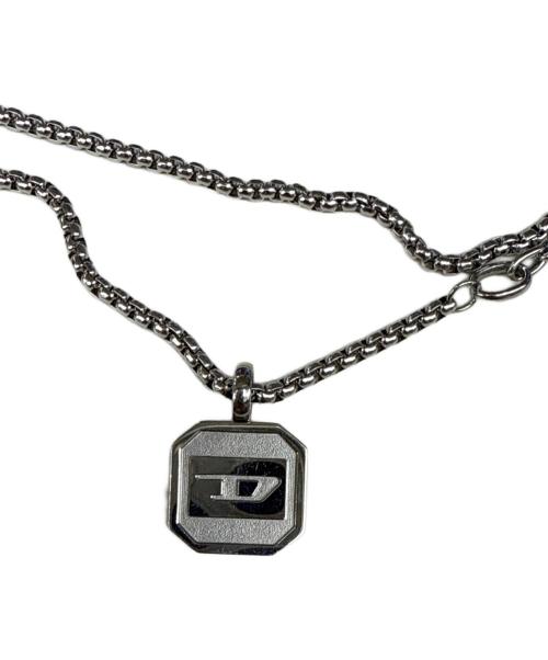 DIESEL（ディーゼル）DIESEL (ディーゼル) ドッグタグネックレス シルバーの古着・服飾アイテム