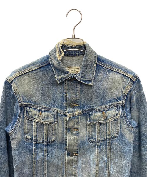 POLO RALPH LAUREN（ポロ・ラルフローレン）POLO RALPH LAUREN (ポロ・ラルフローレン) デニムジャケット インディゴ サイズ:XSの古着・服飾アイテム