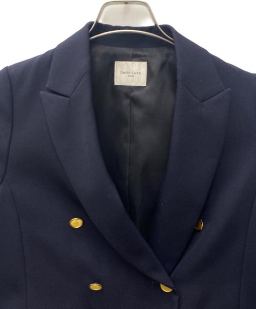 Demi-Luxe Beams（デミルクス ビームス）Demi-Luxe BEAMS (デミルクス ビームス) テーラードジャケット ネイビー サイズ:SIZE 34の古着・服飾アイテム