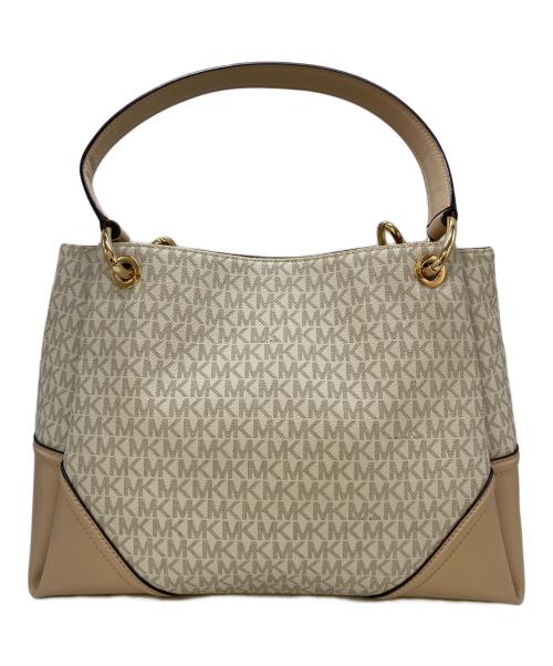 MICHAEL KORS（マイケルコース）MICHAEL KORS (マイケルコース) ショルダートートバッグ ベージュの古着・服飾アイテム