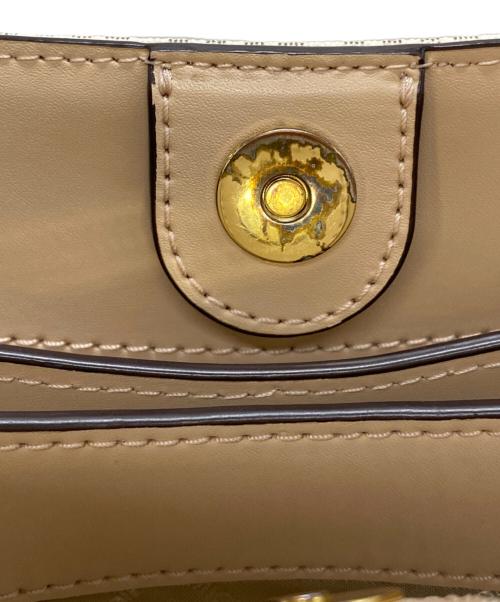 MICHAEL KORS（マイケルコース）MICHAEL KORS (マイケルコース) ショルダートートバッグ ベージュの古着・服飾アイテム
