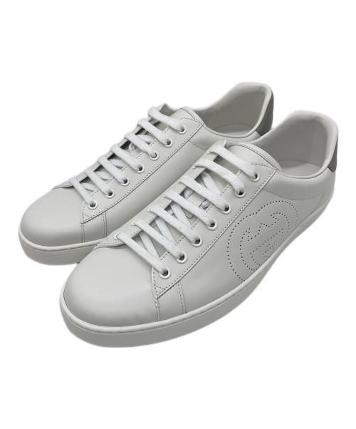 GUCCI（グッチ）GUCCI (グッチ) ローカットスニーカー ホワイト サイズ:SIZE10 未使用品の古着・服飾アイテム