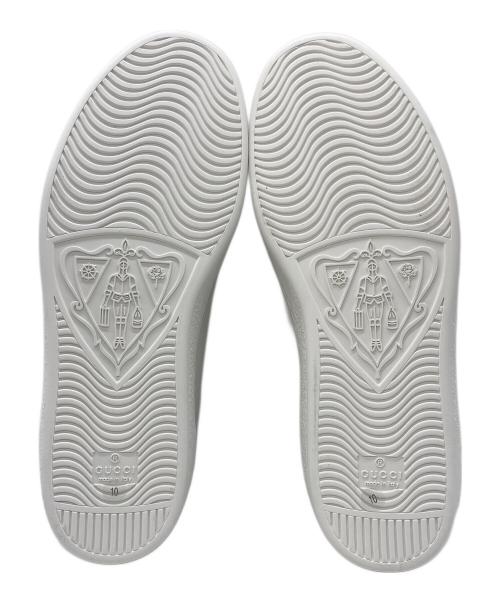 GUCCI（グッチ）GUCCI (グッチ) ローカットスニーカー ホワイト サイズ:SIZE10 未使用品の古着・服飾アイテム