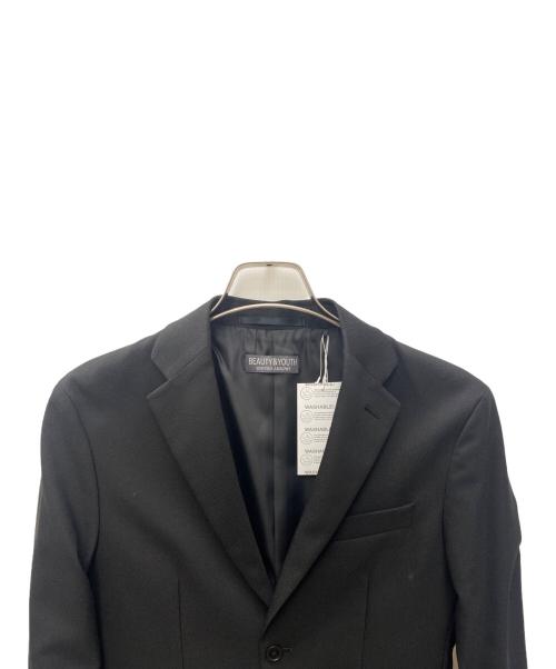 BEAUTY&YOUTH UNITED ARROWS（ビューティーアンドユースユナイテッドアローズ）BEAUTY&YOUTH UNITED ARROWS (ビューティーアンドユースユナイテッドアローズ) テーラードジャケット ブラック サイズ:	SIZE S 未使用品の古着・服飾アイテム