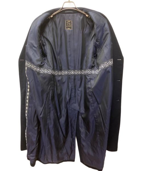 ZILLI（ジリー）ZILLI (ジリー) カシミヤコート ネイビー サイズ:LLの古着・服飾アイテム