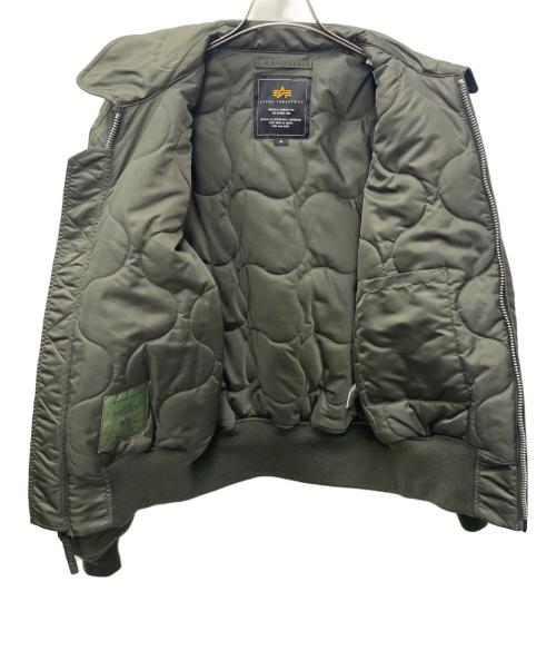 ALPHA（アルファ）ALPHA (アルファ) フライトジャケット オリーブ サイズ:SIZE Mの古着・服飾アイテム