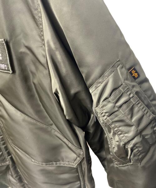 ALPHA（アルファ）ALPHA (アルファ) フライトジャケット オリーブ サイズ:SIZE Mの古着・服飾アイテム