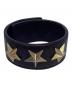 GIVENCHY（ジバンシィ）の古着「スタースタッズバングル」｜ブラック×シルバー