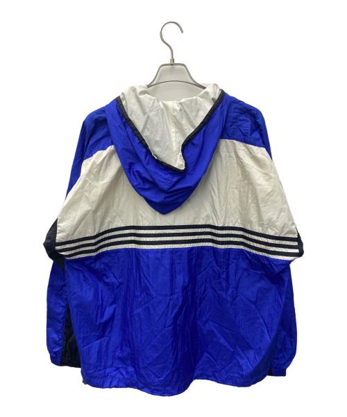 adidas（アディダス）adidas (アディダス) アノラックパーカー ブルー サイズ:SIZE XLの古着・服飾アイテム