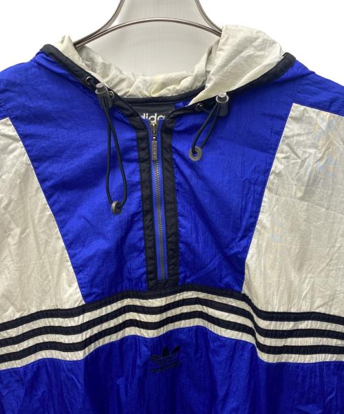 adidas（アディダス）adidas (アディダス) アノラックパーカー ブルー サイズ:SIZE XLの古着・服飾アイテム