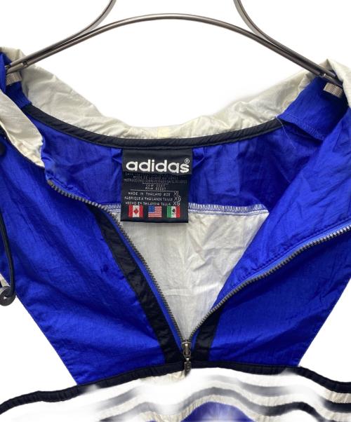 adidas（アディダス）adidas (アディダス) アノラックパーカー ブルー サイズ:SIZE XLの古着・服飾アイテム