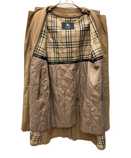 BURBERRY LONDON（バーバリーロンドン）BURBERRY LONDON (バーバリーロンドン) ステンカラーコート ベージュ サイズ:	SIZE Mの古着・服飾アイテム
