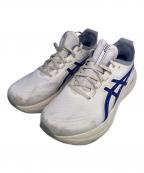 asicsアシックス）の古着「ランニングシューズ」｜ベージュ
