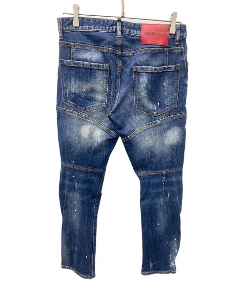 DSQUARED2（ディースクエアード）DSQUARED2 (ディースクエアード) デニムパンツ ブルー サイズ:28cmの古着・服飾アイテム