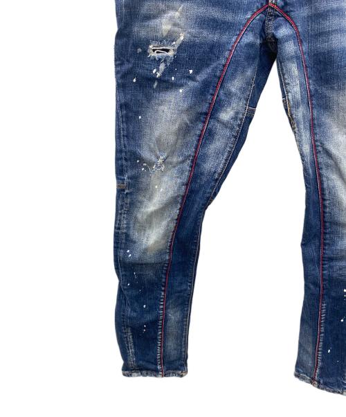 DSQUARED2（ディースクエアード）DSQUARED2 (ディースクエアード) デニムパンツ ブルー サイズ:28cmの古着・服飾アイテム
