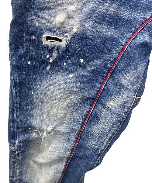 DSQUARED2（ディースクエアード）DSQUARED2 (ディースクエアード) デニムパンツ ブルー サイズ:28cmの古着・服飾アイテム
