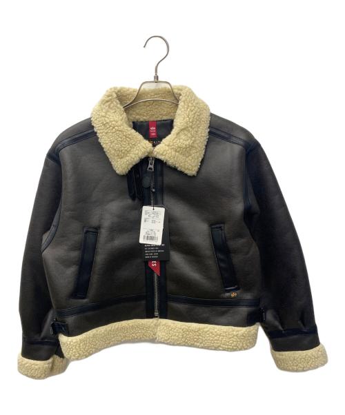 ALPHA（アルファ）ALPHA (アルファ) カージャケット ブラウン サイズ:Mの古着・服飾アイテム