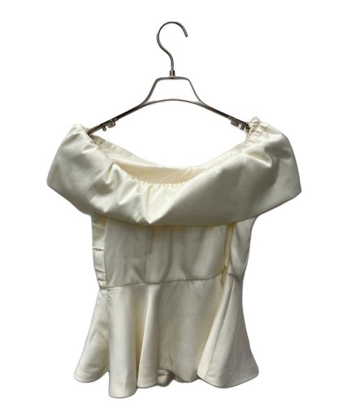 polaura（ポロ―ラ）polaura (ポロ―ラ) ノースリーブブラウス ホワイト サイズ:SIZE Freeの古着・服飾アイテム